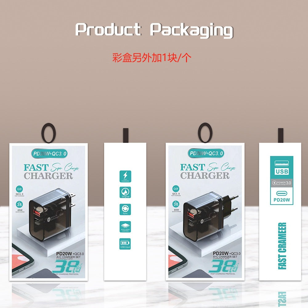 38W Transparent Case Charging Adapter: Your Ultimate Charging Solution